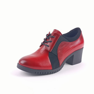 Dámské polobotky Barton 24-2547 červené