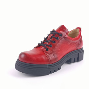 Dámské polobotky Bartoň 242546 červené