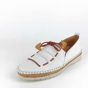 Dámské mokasíny Manitu 840089-03 bílé