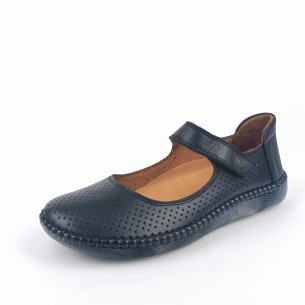 Dámské polobotky Manitu 840116-01 černé