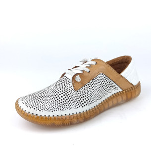 Dámské polobotky Manitu 840074-21 hnědé