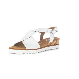 Dámské sandály na klínku Gabor 62.751.50 bílé