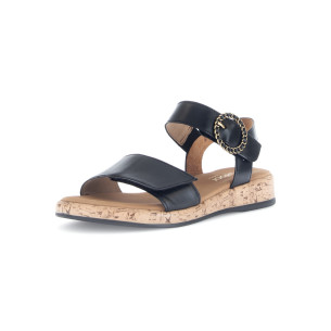 Dámské sandály na klínku Gabor 62.734.57 černé