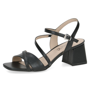 Dámské sandály na podpatku Caprice 9-28300-44 022 černé