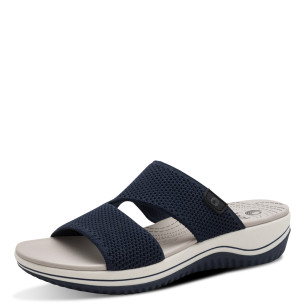 Dámské pantofle na klínku Jana 8-27270-43 805 modré