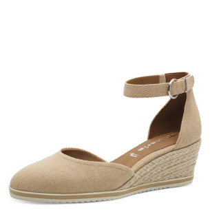 Dámské lodičky na klínku Tamaris 1-22319-44 435 béžové