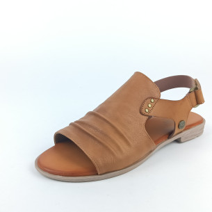 Dámské sandály na podpatku Mustang 1388-808-307 hnědé