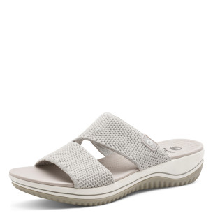 Dámské pantofle na klínku Jana 8-27270-43 204 šedé