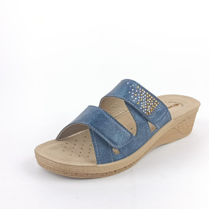 Dámské pantofle na klínku Inblu PV09 004 C9 modré