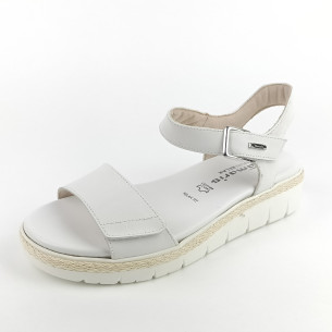 Dámské sandály na klínku Tamaris 1-28260-42 B00 bílé