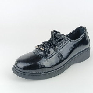 Dámské polobotky na podpatku Looke L1308-28 černé