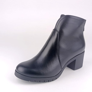 Dámské zímní boty na podpatku Barton 25174 černé