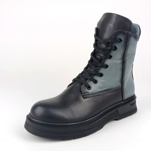 Dámské zimní kotníkové boty Manitu 990511-09 černé