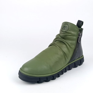 Dámské zimní kotníkové boty Manitu 990680-07 zelené