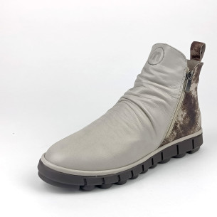 Dámské zimní kotníkové boty Manitu 990680-09 šedé