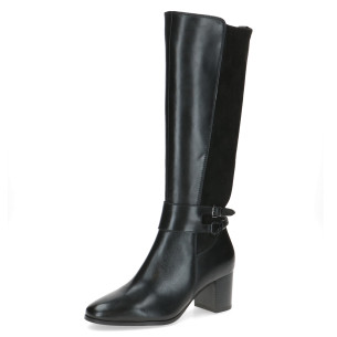 Dámské zimní kozačky na podpatku Caprice 9-25501-45 019 černé