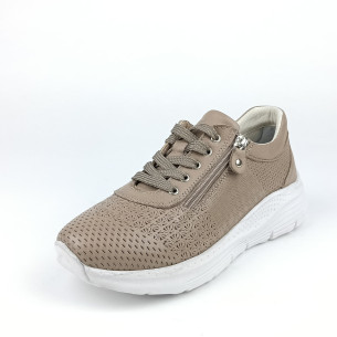 Dámské tenisky na klínku Ladies B3758.19 hnědé