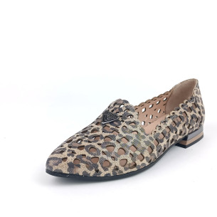 Dámské mokasíny na podpatku Guero G013-G355-T02 multicolor