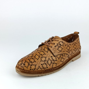 Dámské polobotky Manitu 840157-21 hnědé