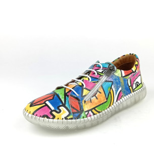 Dámské polobotky Manitu 850118-00 multicolor