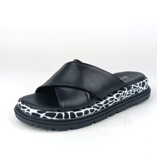 Dámské pantofle na klínku Guero P140-321-T110 černé