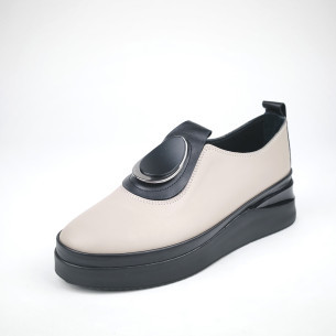 Dámské mokasíny na platformě Guero G511-2450 03 1 šedé