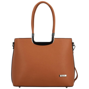 Dámská kabelka do ruky Delami D5904 hnědá