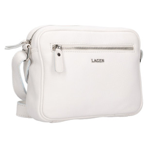 Dámská crossbody kabelka Lagen BLC-23-2153 bílá