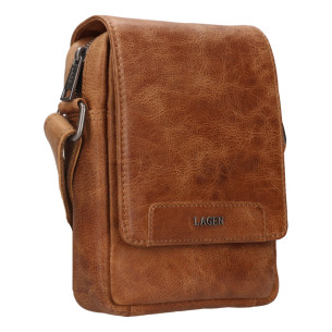 Pánská crossbody taška Lagen LG-5012 hnědá