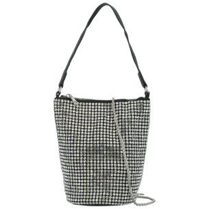 Stříbrná plesová kabelka Moon MZ4556