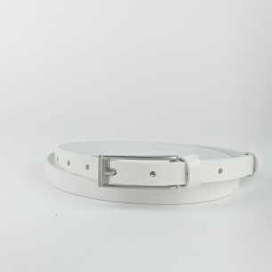 Dámský opasek Pennybelts bílý - šířka 15 mm
