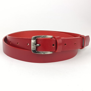 Dámský opasek Pennybelts červený - šířka 25 mm