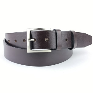Pánský opasek Jeans IT. Pennybelts hnědý - šířka 38 mm