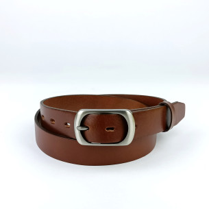 Dámský opasek Pennybelts hnědý - šířka 30 mm