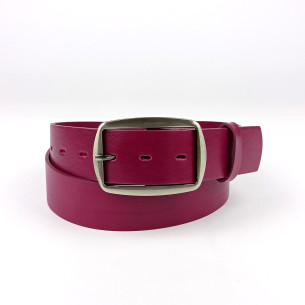 Dámský opasek Jeans Pennybelts fialový - šířka 38 mm