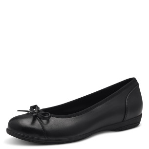 Dámské baleríny Jana Softline 8-22168-43 001 Černé