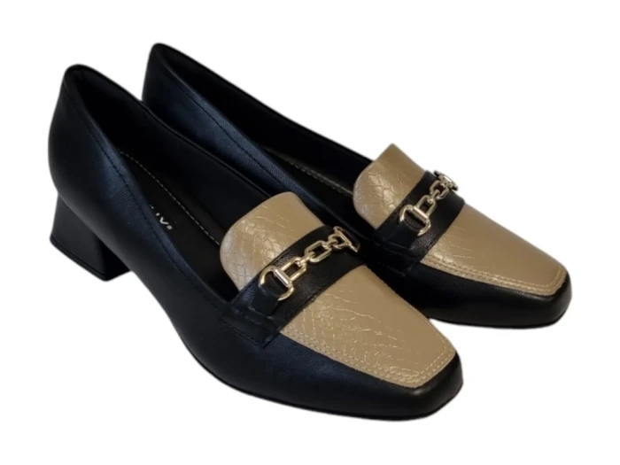 detail Dámské mokasíny Piccadilly 160079-1 černé