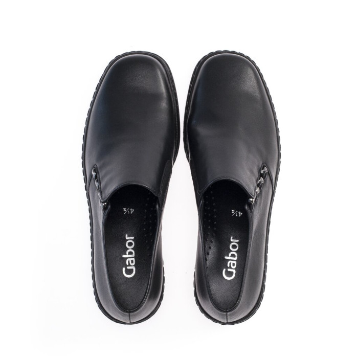 detail Dámské mokasíny Gabor 04.443.27 černé