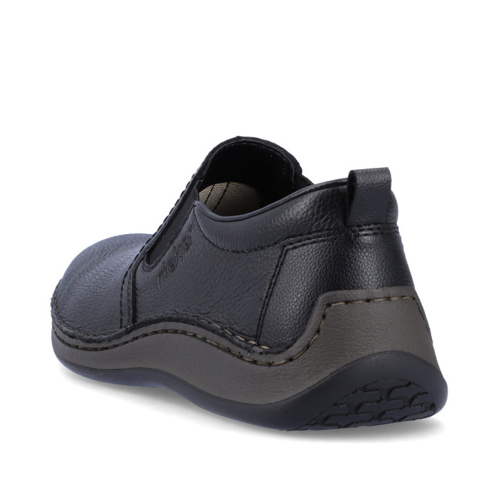 detail Pánské mokasíny Rieker 05264-00 černé