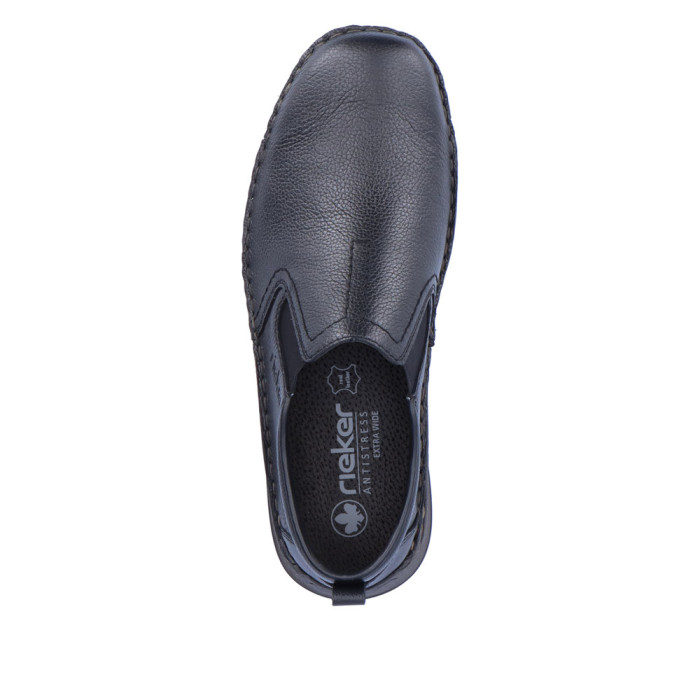detail Pánské mokasíny Rieker 05264-00 černé