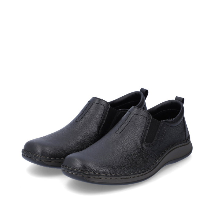 detail Pánské mokasíny Rieker 05264-00 černé