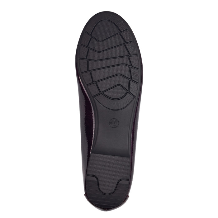 detail Dámské baleríny Jana Softline 8-22163-41 587 Fialové