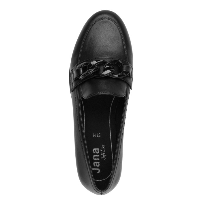 detail Dámské mokasíny Jana Softline 8-24260-41 022 Černé