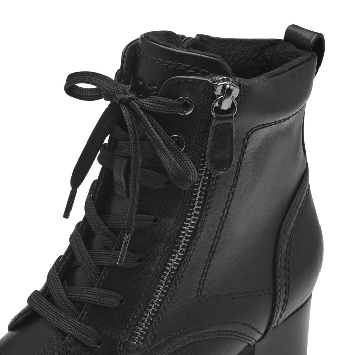 detail Dámské kotníkové boty Jana Softline 8-25163-43 001 Černé