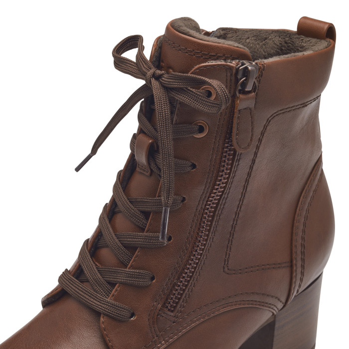 detail Dámské kotníkové boty Jana Softline 8-25163-43 305 Hnědé