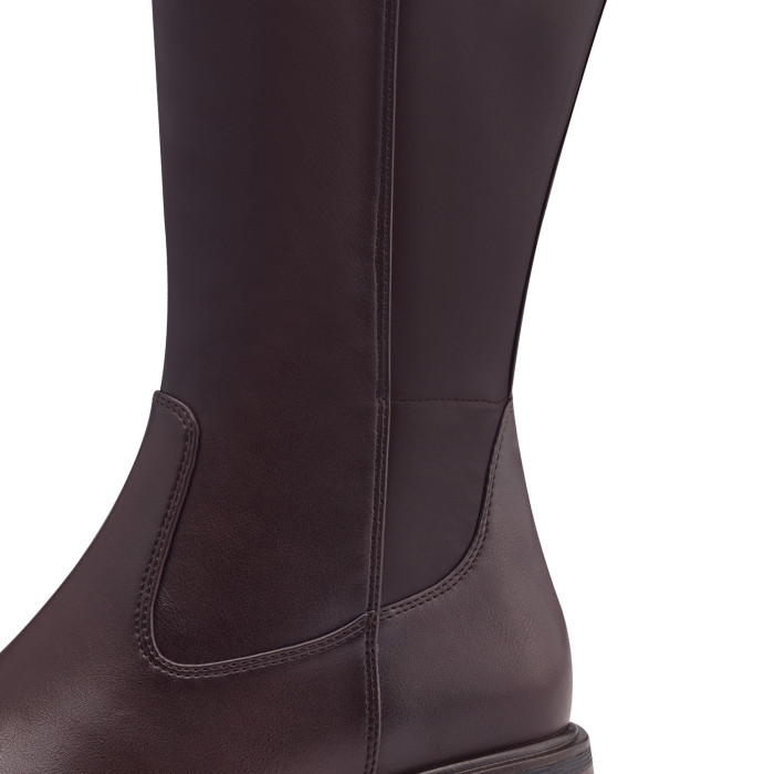 detail Dámské kozačky Jana Softline 8-25563-43 305 Hnědé