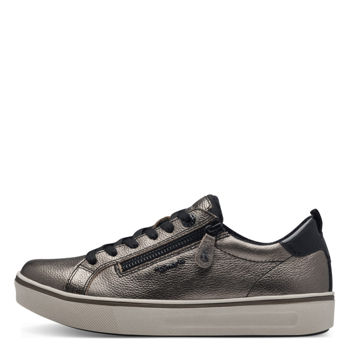 detail Dámské tenisky na platformě Tamaris 8-83707-42 915 Metalické