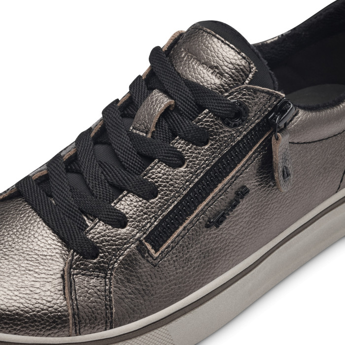 detail Dámské tenisky na platformě Tamaris 8-83707-42 915 Metalické