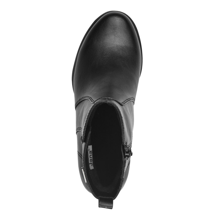 detail Dámské kotníkové boty Jana Softline 8-26377-43 001 Černé