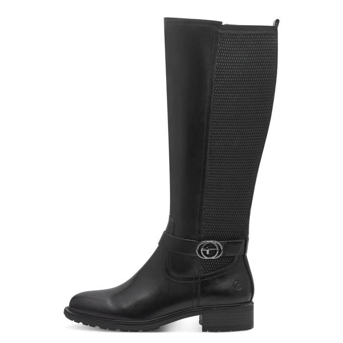 detail Dámské kozačky Tamaris 1-25618-43 001 Černé